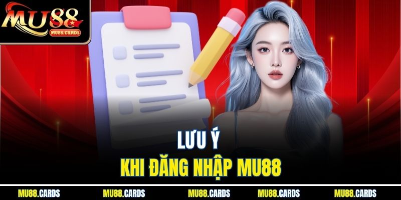 Đăng Nhập Mu88 2 Lưu ý khi đăng nhập Mu88